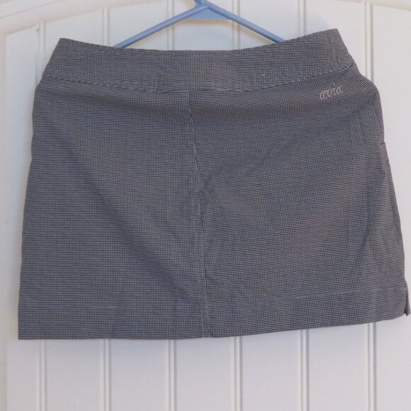 nwot Avia Black/White Check SKORT XS (K569) - Picture 2 of 5